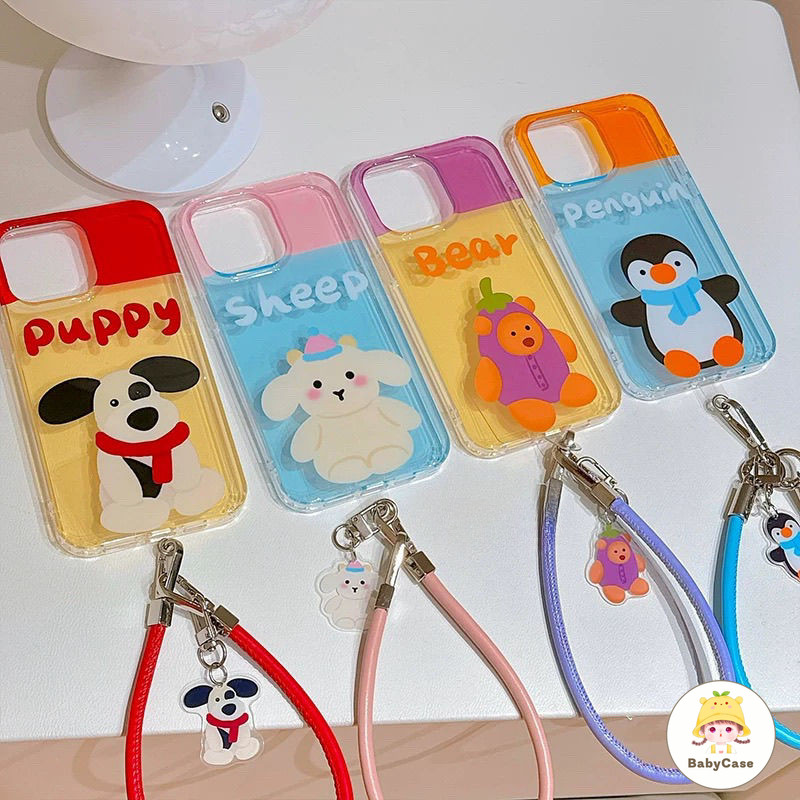 เคส Oppo A17 A38 A16 A7 A15 A58 A74 A16E A3S A54 A52 A77 A57 A16K A17k A76 A9 A31 A53 Reno 8T 5 6 สัตว์น่ารักตลก ๆ