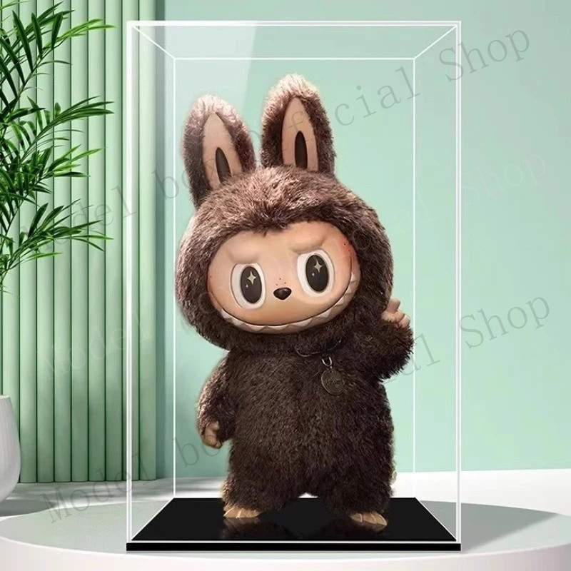 zimomo กล่อง labubu กล่องใส่ ตู้ โมเดล popmart กล่องใส่ กล่อง art toy ตู้