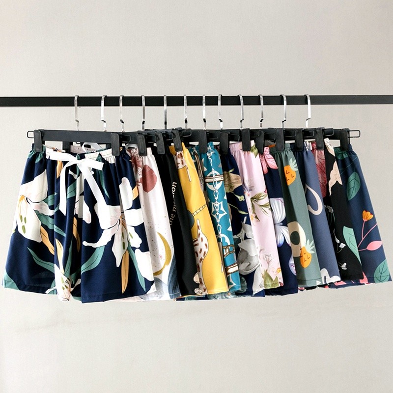 YY72 กางเกงผู้หญิง ขาสั้น ใส่นอน ใสเล่นชิวๆอยู่บ้าน ผ้าลื่นเย็นใส่สบาย รุ่นหญิงสั้น