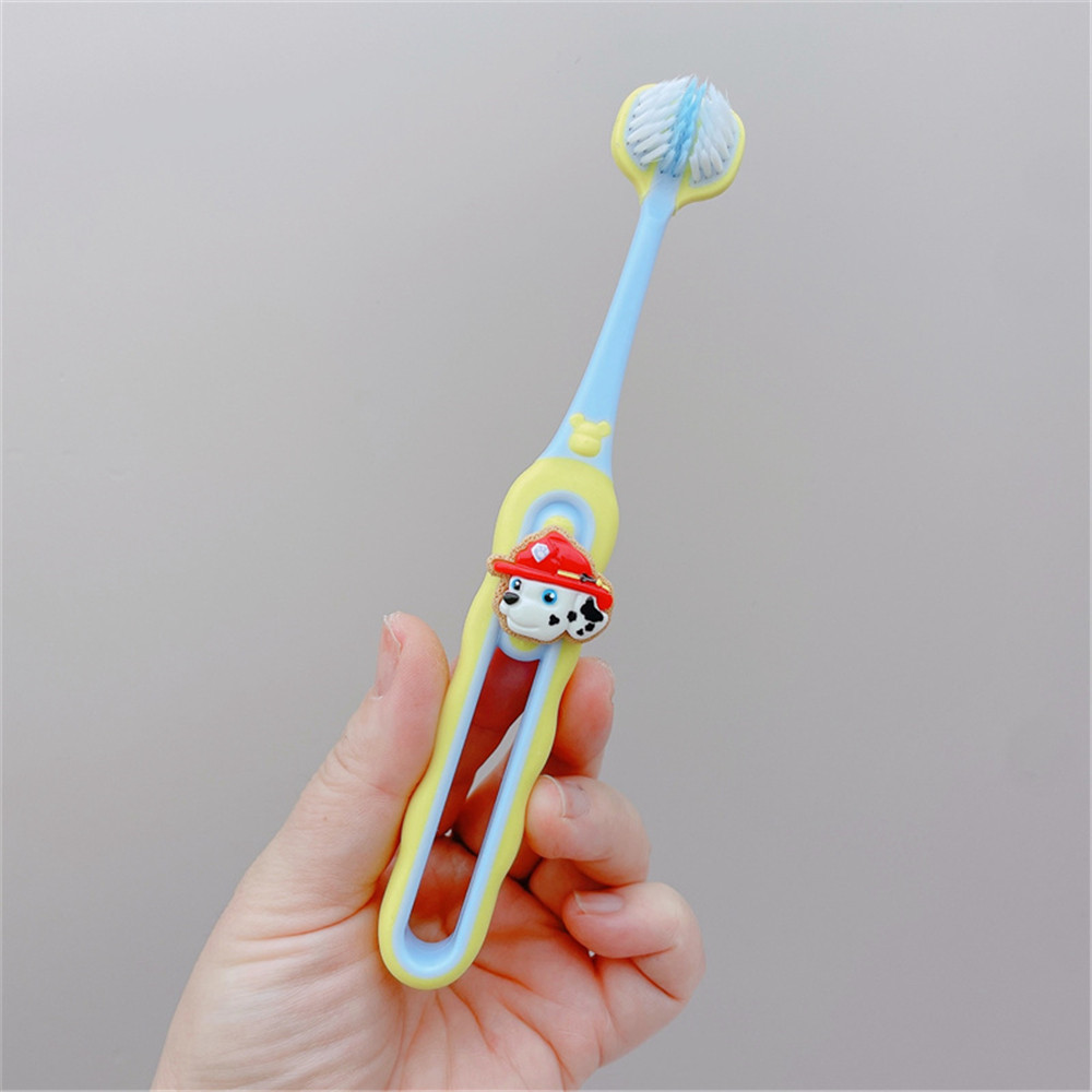 แปรงสีฟัน Paw Patrol สำหรับเด็ก 3 ด้าน 1/2/3 ชิ้น ขนแปรงนุ่ม แปรงสีฟันสำหรับเด็ก แปรงสีฟันพกพา ดูแลเหงือกและฟันให้สมบูรณ์ จัดส่งรวดเร็ว - รูปที่ 7
