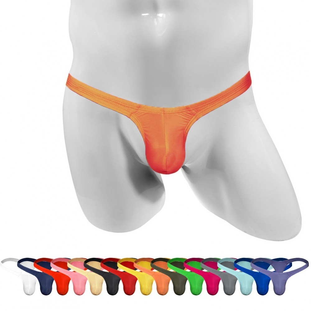 ผู้ชายทองเสื้อผ้า Underpant บิกินี่ Breathable Bugle กระเป๋าชุดชั้นในกางเกง Soft