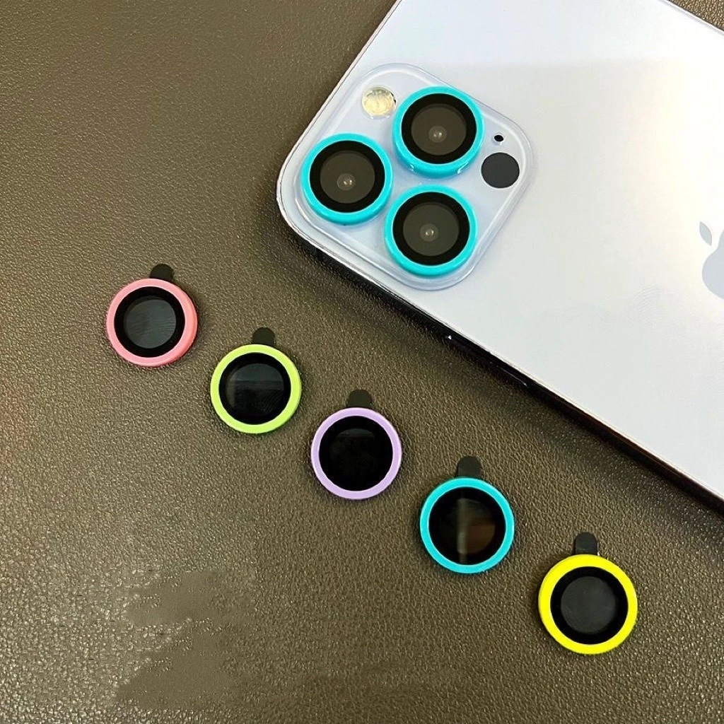 ฟิล์มป้องกันคุณภาพสูงสำหรับเลนส์กล้องเรืองแสงเซรามิก สำหรับ iPhone11 12 13 14 15 16 PRO MAX 11 12MINI 14 15 16 PLUS thumbnail 3