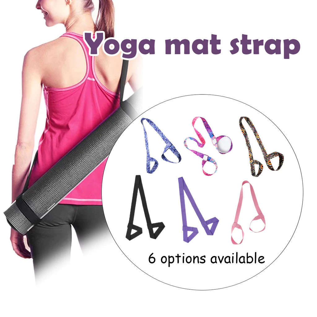 สายรัดเสื่อโยคะ เชือกสะพายเสื่อโยคะ กว้าง3.8ซม.Yoga Mat Strap thumbnail 6