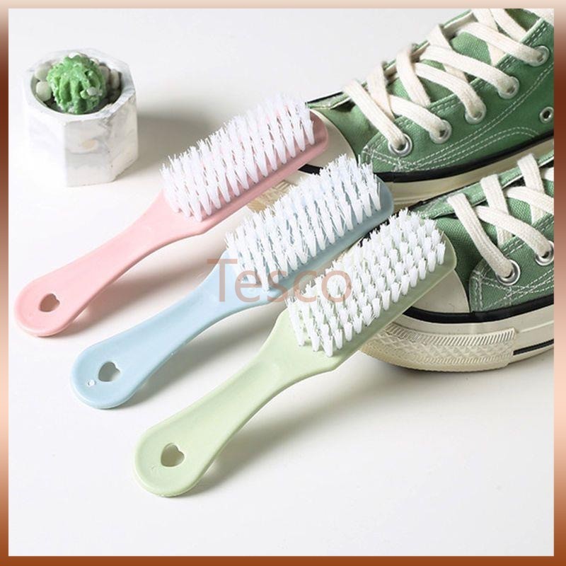 Tesco แปรงขัดรองเท้า แปรงขัดเสื้อผ้า แปรงขัดห้องน้ำ แปรงอเนกประสงค์ ขัดรองเท้า แปรงเสื้อ ขนาดพกพา