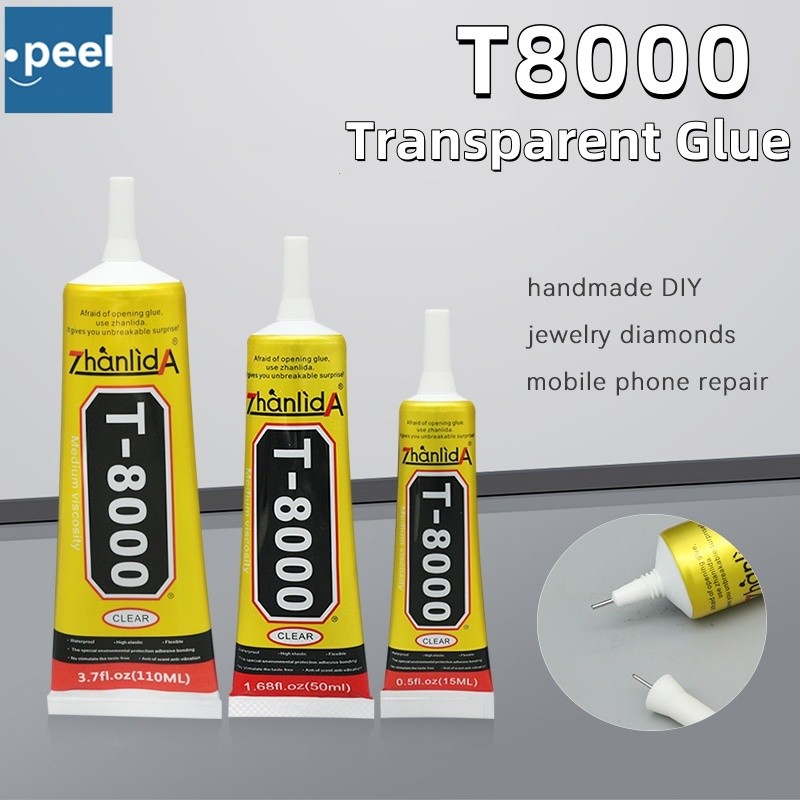T8000 กาวใส สําหรับซ่อมแซมโทรศัพท์มือถือ