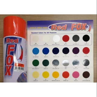 REDFOX สีสเปรย์ กระป๋อง เรดฟ๊อก สีรองพื้น สีอะคริลิค สีสเปรย์อเนกประสงค์