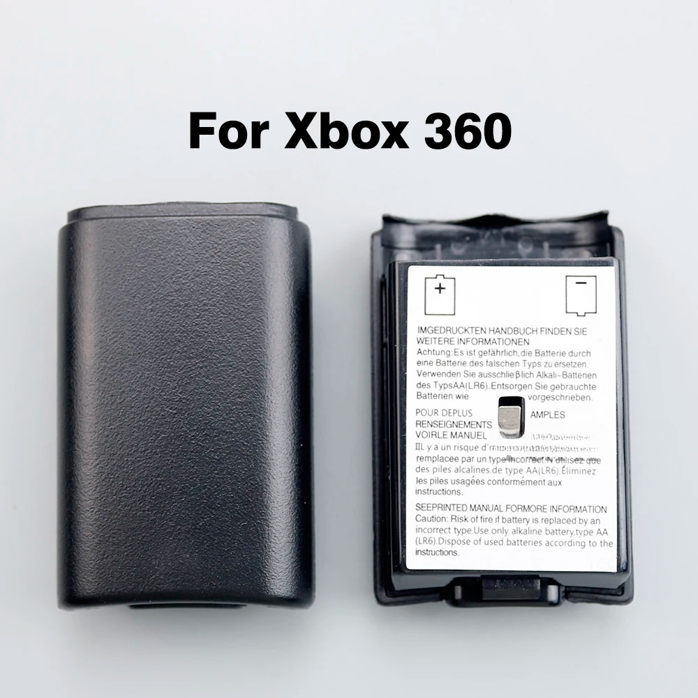 1 ชุดแบตเตอรี่ฝาครอบกลับสําหรับ Xbox 360 แบตเตอรี่สปริงแบตเตอรี่ Contact ไร้สาย Gampepad Controller เปลี่ยนอะไหล่ซ่อม