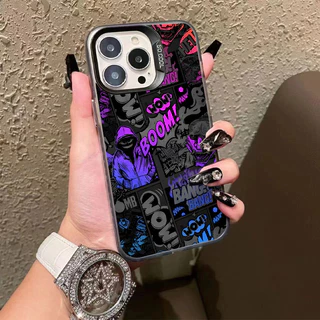 🌹GOOD🌹แฟชั่นดาร์กคอมิกส์ เคส Iphone 17 16 15 13 Pro Max 7Plus 11 12 14 Pro Max 11 Pro Max 7 8 14 15 Plus XR X XS Max