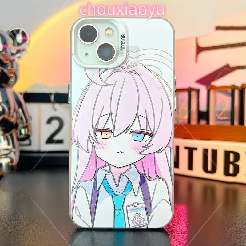 Anime Bird Tour Hoshino Frosted สีสันเงินเหมาะสําหรับ iPhone 16 15 14 13 12 11 xs 7P/8P เคสโทรศัพท์ High-End เฉพาะ