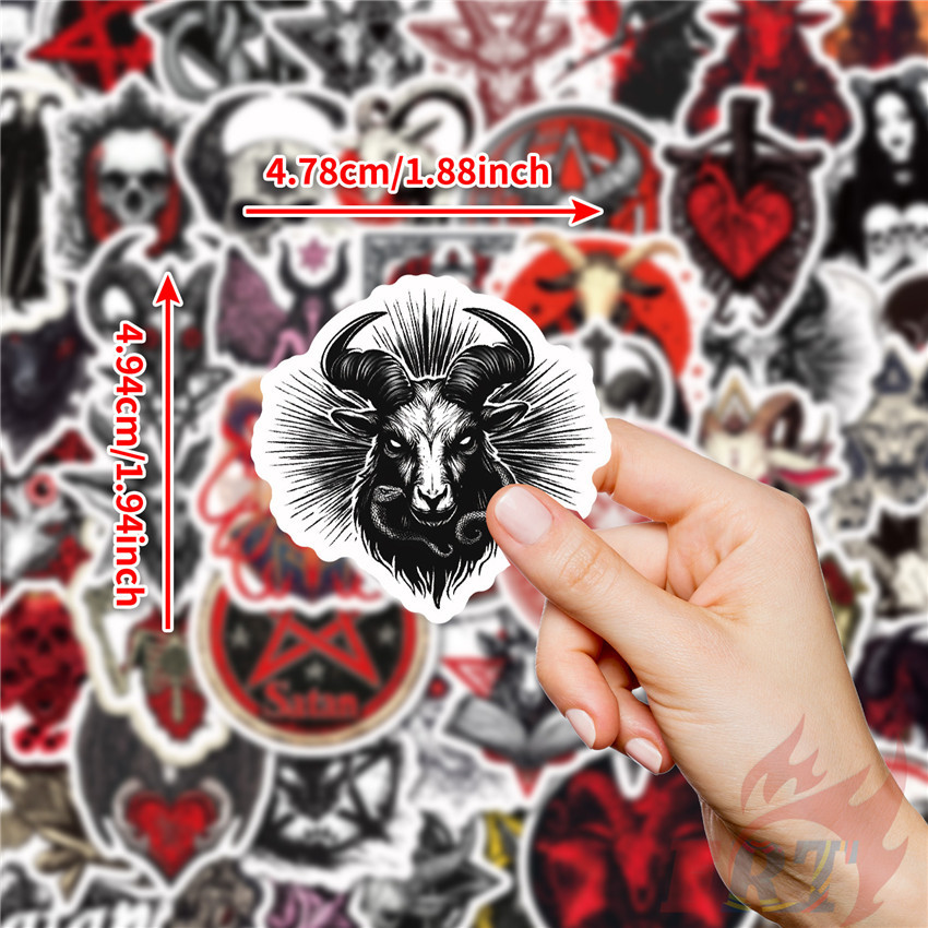 ❉ สติ๊กเกอร์ ชุดซาตานอสูร 01 ❉ 50 ชิ้น/เซ็ต DIY แฟชั่นสติ๊กเกอร์ Doodle กันน้ํา