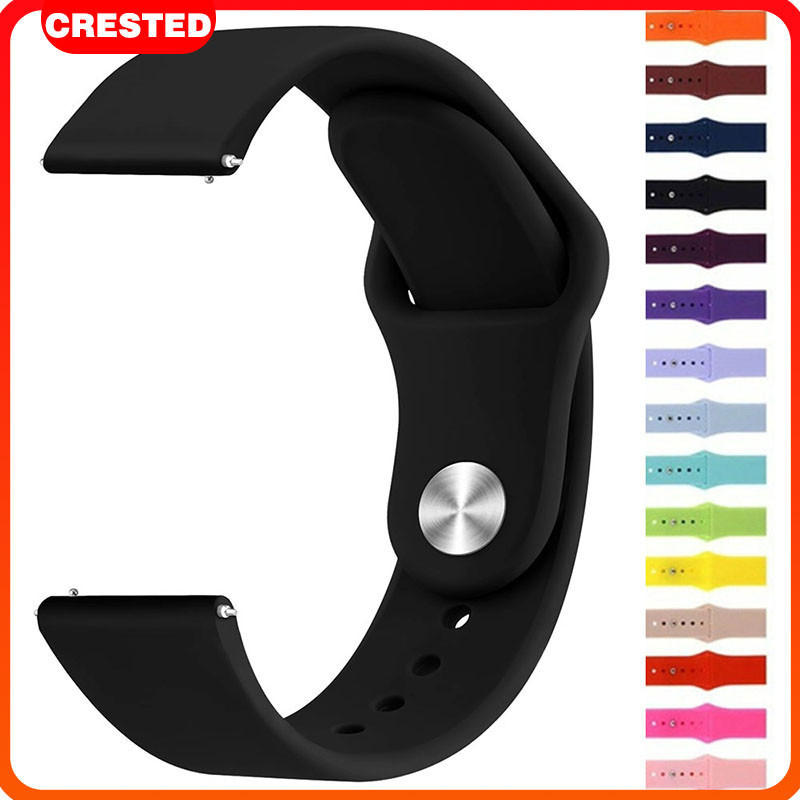 สายยาง 20 มม. /22 มม. for Smartwatch Samsung Galaxy Watch FE 7/6/5/4 40 44มม./huawei/redmi Watch 5 Active/amazfit/Garmin