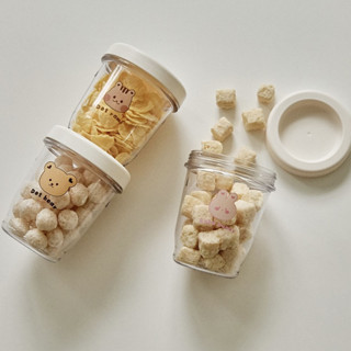 กล่องใส่อาหารเด็ก ถ้วยใส่ขนมพกพา กระปุกใส่ขนมเด็ก กระปุกใส่น…