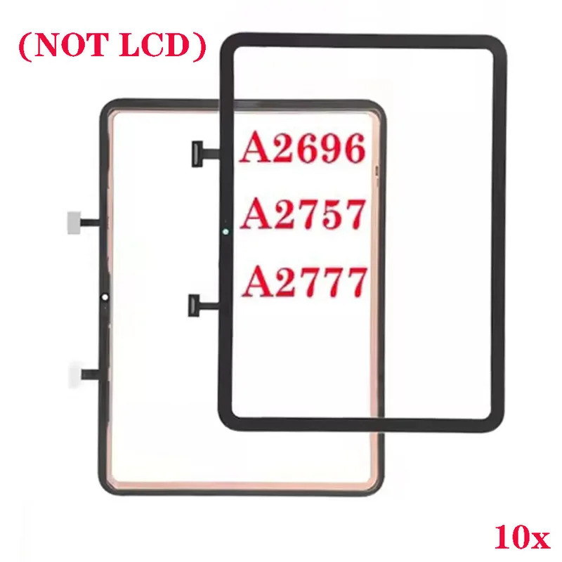 10 ชิ้นหน้าจอสัมผัสแผง Digitizer สําหรับ Apple ipad10 2022 A2696 A2757 A2777 ปุ่มบ้าน