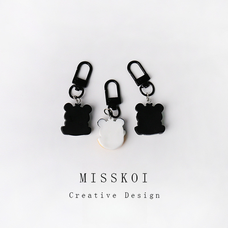 มจต พวงกุญแจจี้แพนด้าน้อยน่ารักคู่หวานอุปกรณ์เสริมขนาดเล็กที่เรียบง่าย - รูปที่ 6