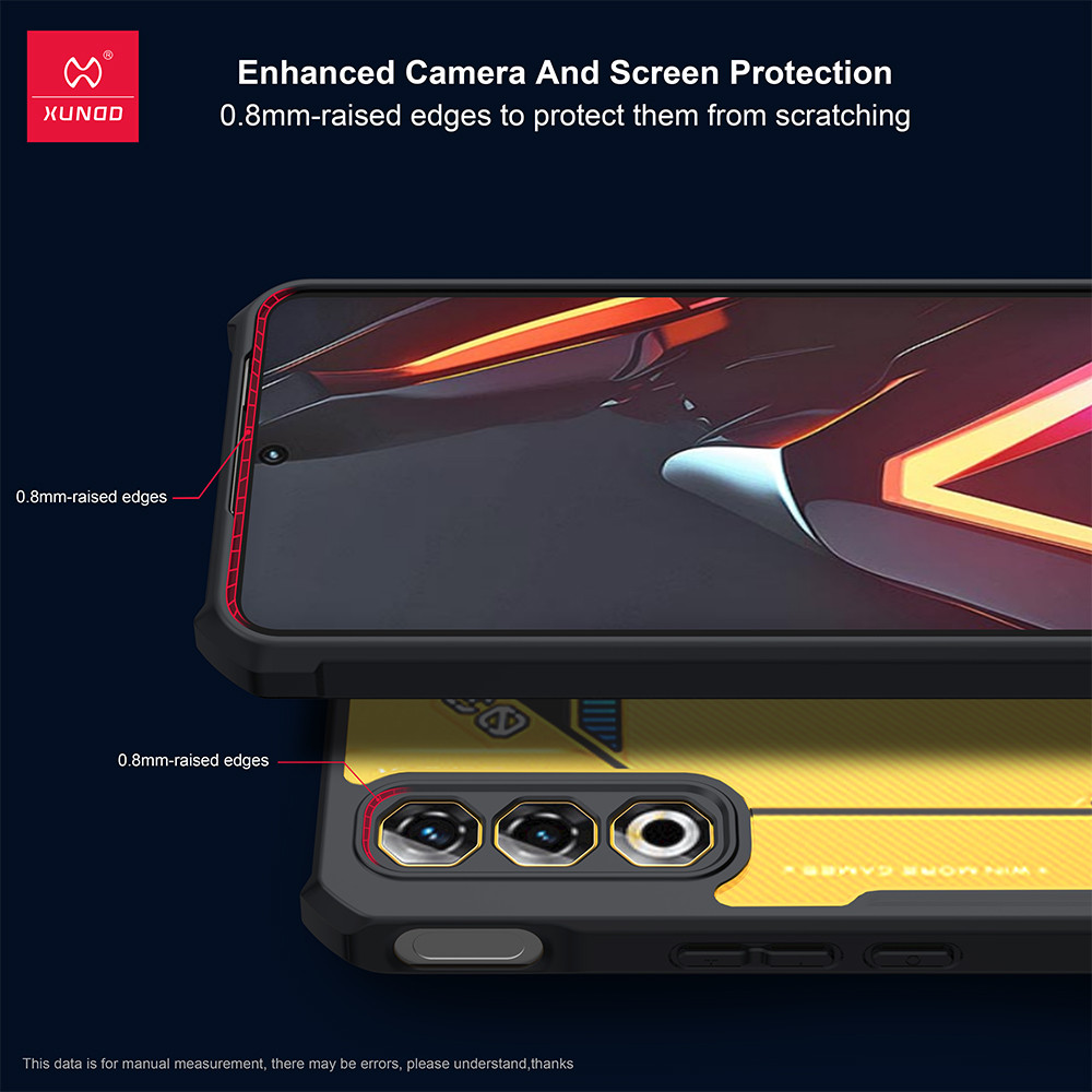 สําหรับ Nubia NEO 3 GT 5G กรณี XUNDD Anti-drop ถุงลมนิรภัย TPU PC Tranare ป้องกันเลนส์ฝาครอบโทรศัพท์ - รูปที่ 2