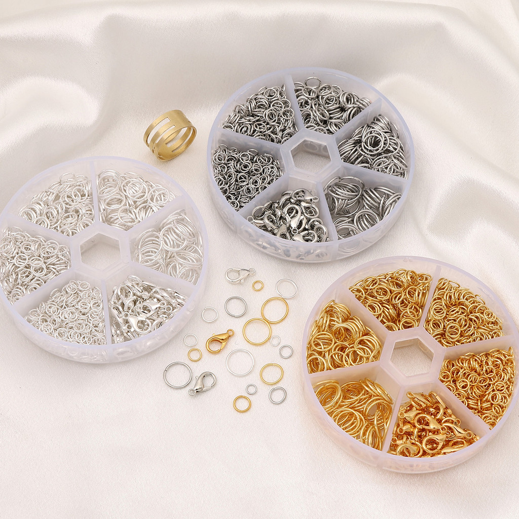 แหวนเดี่ยว+เข็มกลัด+แหวนแหวนชุดกล่องอุปกรณ์เครื่องมือแพคเกจรวมกันทําเองทําเครื่องประดับทํามือ - รูปที่ 3