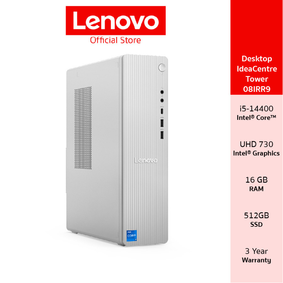 Lenovo IdeaCentre Tower 08IRR9(90XS002PTA)PC Intel I5-14400 16GB SSD 512GB