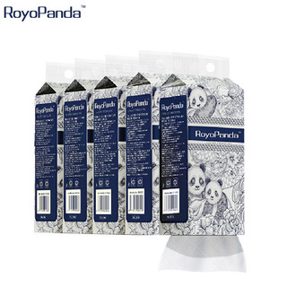 【5 Packs】RoyoPanda Hanging Tissue Soft Deluxe Tissue Facial Tissue Bathroom Tissue Comfortable Tissues Paper 5000 Sheets