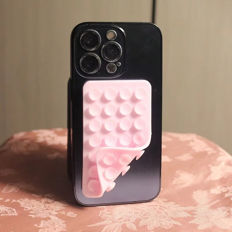 ซิลิโคนดูดถ้วยเคสโทรศัพท์เมา-สองด้านแฮนด์ฟรีผู้ถือที่แข็งแกร่งสําหรับ ไอโฟน หุ่นยนต์ สําหรับกระจกรถยนต์ห้องครัวห้องน้ํา
