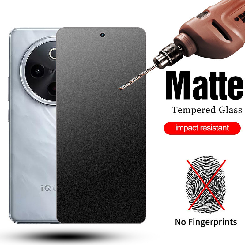 ฟิล์มกระจกเต็มจอแบบด้านรุ่น VIVO iQOO Z10 Z10x Z9 Turbo+ Endurance Z9x Z8 Z8x Z7 Z7s Z7x 4G 5G 2025