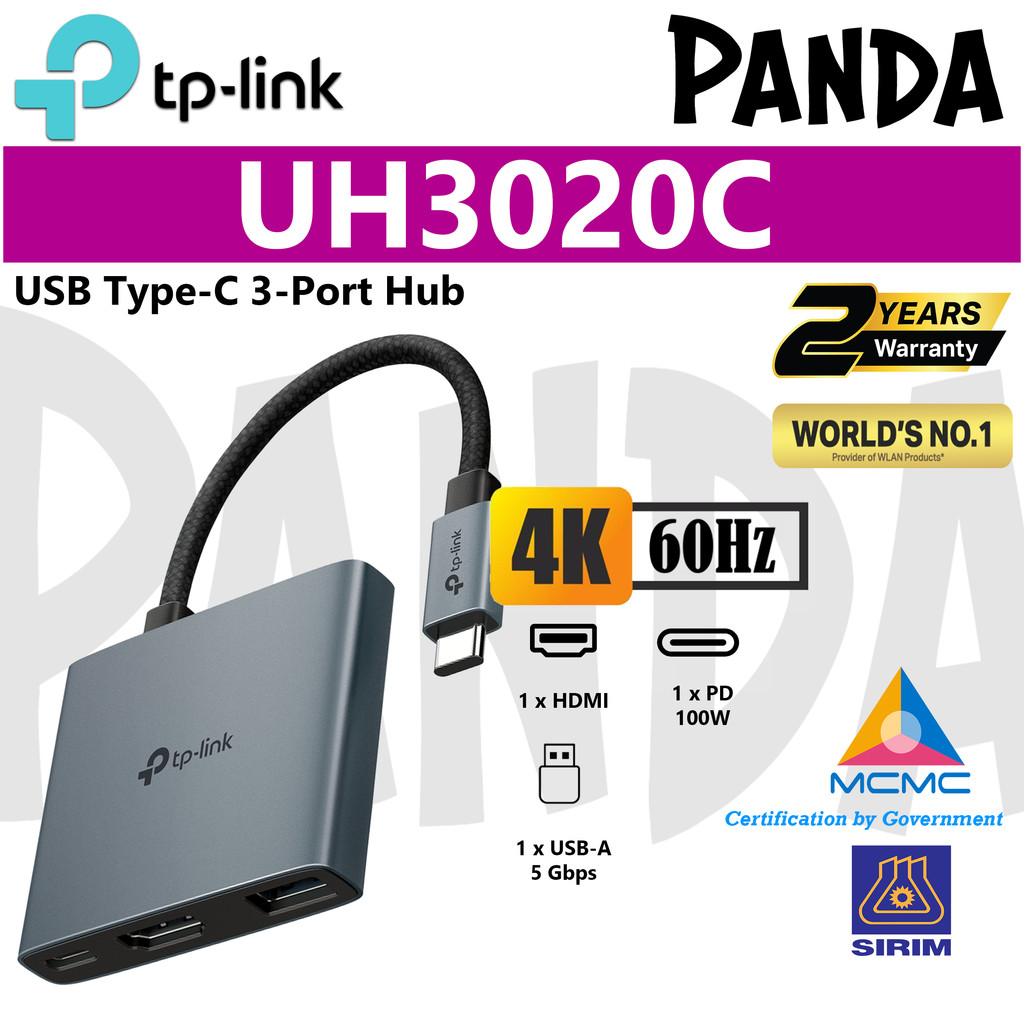 TP-Link UH3020C USB Type-C 3-Port Hub