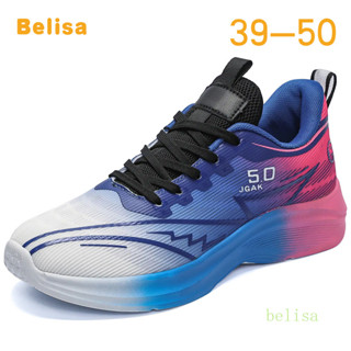 Big size:39-50 แฟชั่นตาข่ายระบายอากาศรองเท้าวิ่งน้ําหนักเบาร…