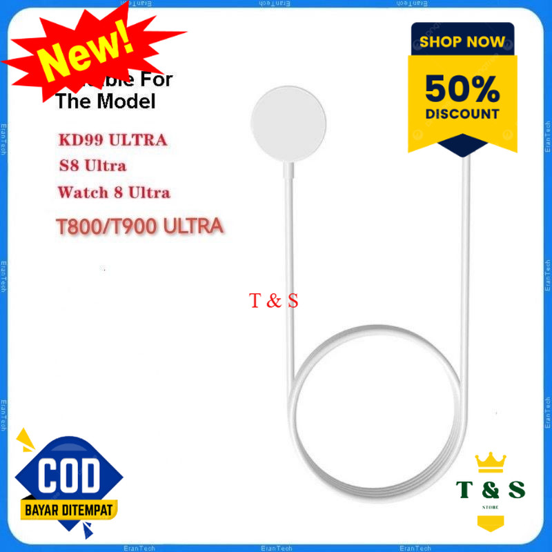 SMARTWATCH สายชาร์จ ALL SERIES T500 / T55 / T500+ SERIES 7 SERIES 8 SERIES 8 ULTRA