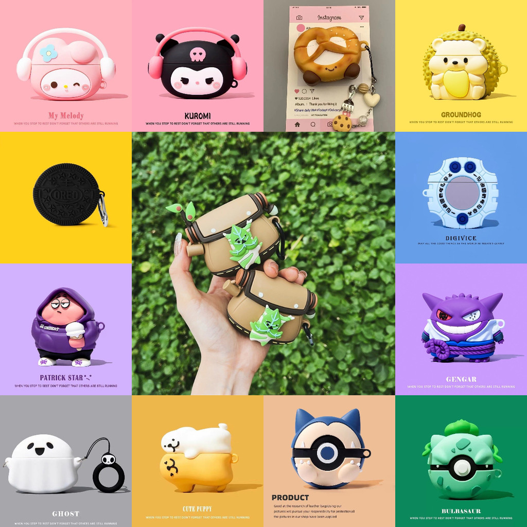 GTC เคสหูฟัง Jeep EW011 เคส CaseGtc สําหรับ Jeep EW011 เคสหูฟัง ลูกสุนัขคูโลมิเพลงน่ารัก