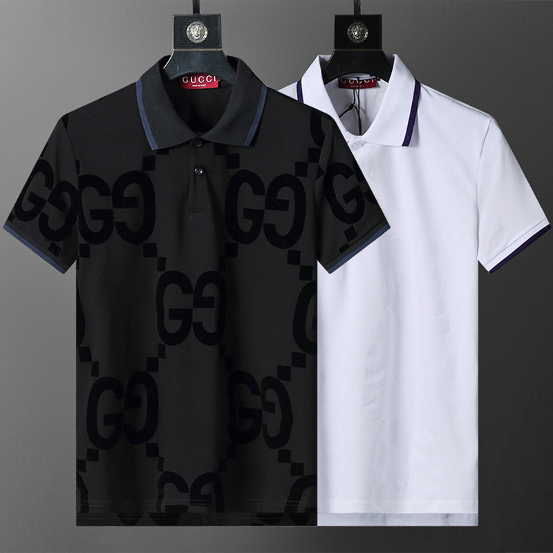 2025 ใหม่ผู้ชายเสื้อโปโลแขนสั้นผ้าฝ้าย ไม่เป็นทางการ ผู้ชาย โปโล คลาสสิกลายสก๊อตรูปแบบท็อปส์ 30081