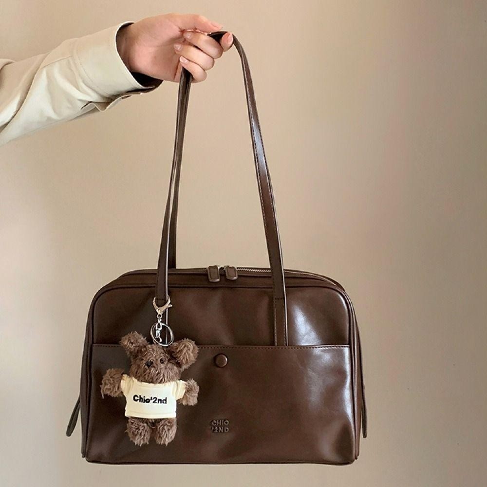 Estrenar กระเป๋าถือสุภาพสตรีกระเป๋าสะพายวินเทจความจุขนาดใหญ่ Nanfeng Chio2nd Puppy Tote กระเป๋าสําหรับผู้หญิง