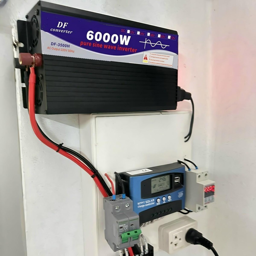 DF6000W อินเวอร์เตอร์ Inverter 3000VA SUA-3000A STA-3000  แปลงไฟ 12V ออก 220V แปลงไฟรถยนต์