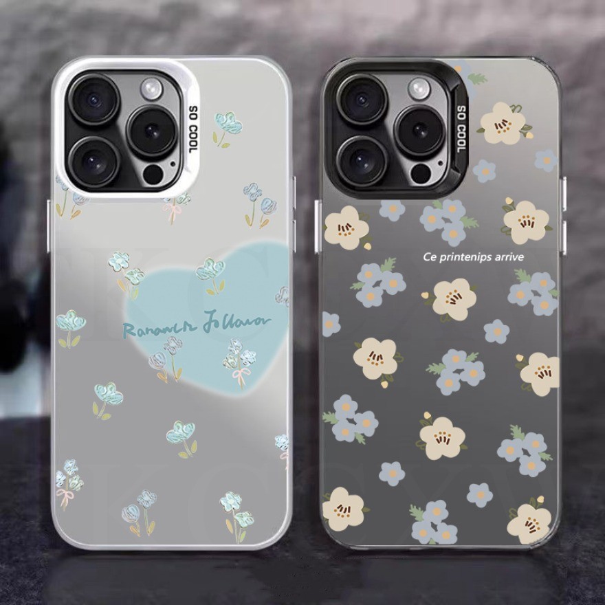 Little Blue ดอกไม้ส่วนบุคคลเคสโทรศัพท์สําหรับ Vivo V40 V30 V29 V27 V25 V23 Pro V30 Lite V29e V27e V25e V23e V20 Pro ฝาครอบ