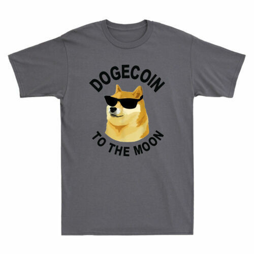Dogecoin To The Moon Hodl สกุลเงิน Dogecoin เสื้อยืดผู้ชาย