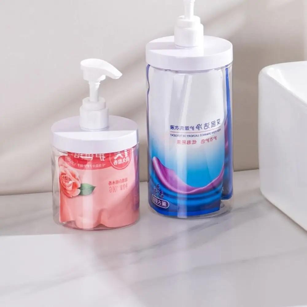 Mainaushui ขวดปั๊มเปล่า, PET แบบพกพาแชมพูโลชั่นคอนเทนเนอร์,ทนทาน 500/1000ML Travel ความจุขนาดใหญ่ขวดรีฟิลสบู่เหลว