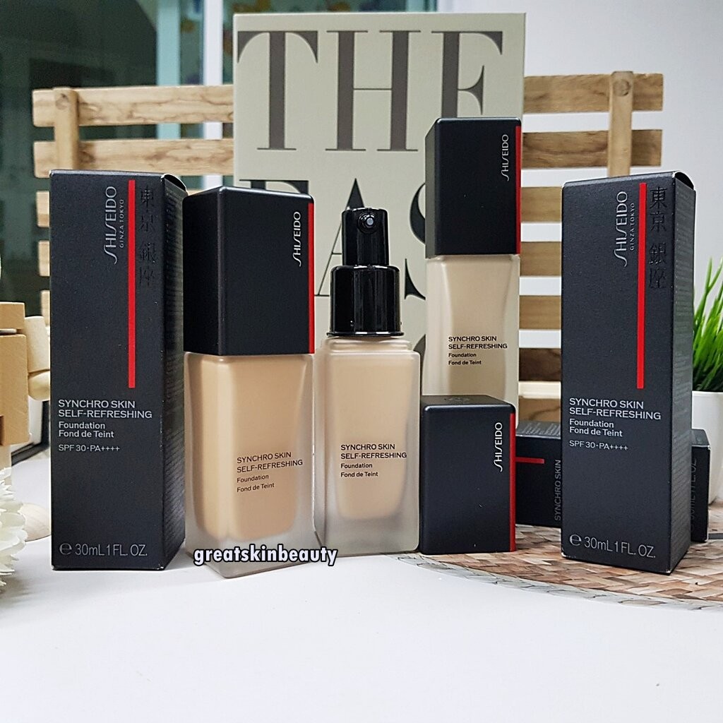 SHISEIDO รองพื้น Synchro Skin Self-Refreshing Foundation SPF30 PA+++ 30ml ผิวมัน