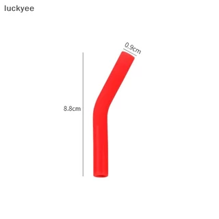 Luckyee 6 ชิ้น/เซ็ตซิลิโคนอ่อนฟางครอบคลุมหลอดเคล็ดลับครอบคลุม Fit สําหรับ 9 มม.กว้างสแตนเลสหัวฉีดหลอด TQ