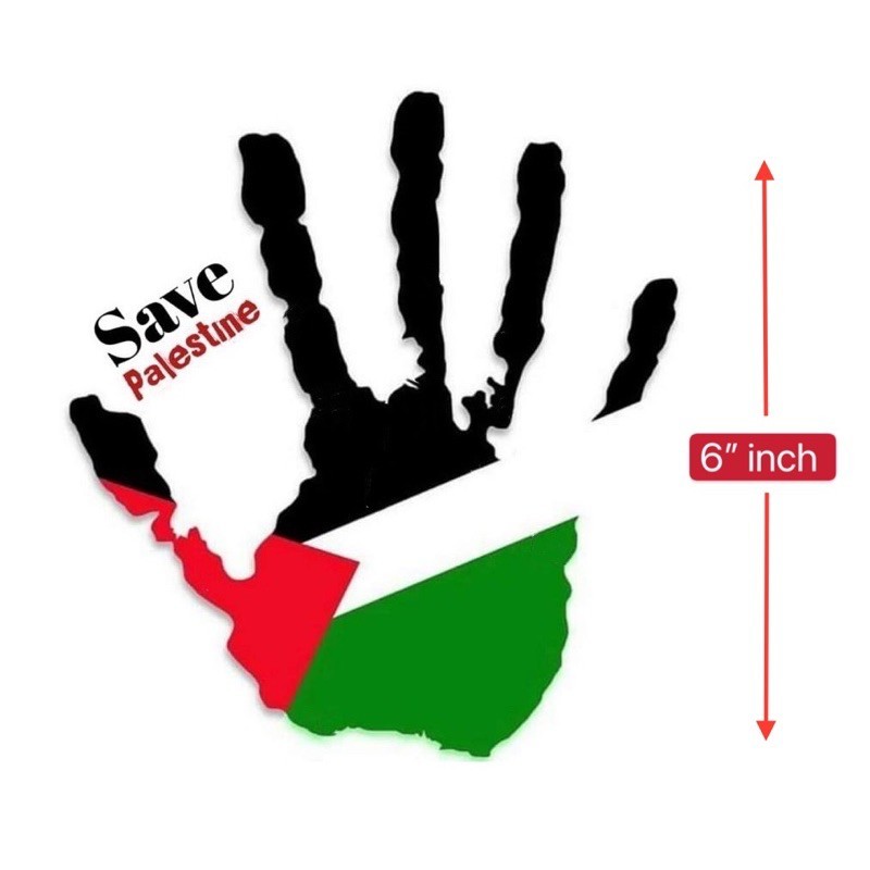 S640 SAVE PALESTINE สติ๊กเกอร์ติดรถ