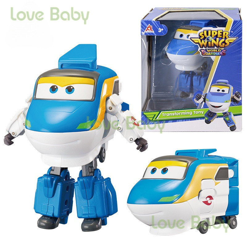 Super Wings ของขวัญวันเกิดเด็กแอคชั่นฟิกเกอร์ขนาด 5 นิ้ว 9XGR ราคา ถูกที่สุด ดีลบีเคเค