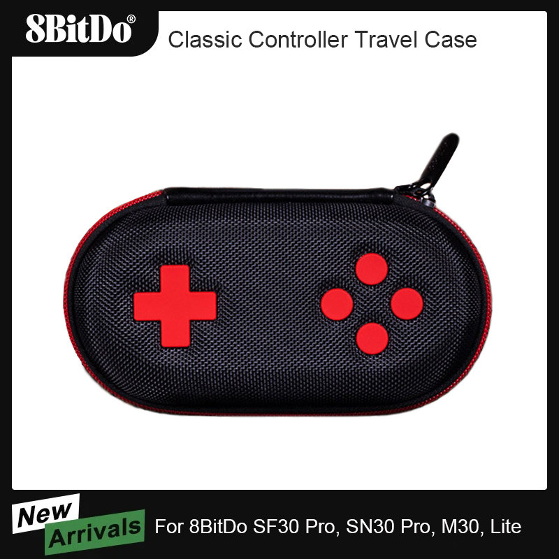 8bitdo Classic Controller Travel Case กระเป๋าป้องกันสําหรับ SF30 Pro/ SN30 Pro/ M30/ Lite Gamepad