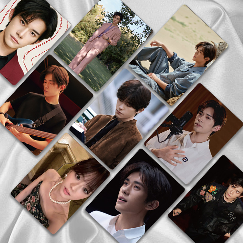 50-55pcs Chinese Drama Actor Leo Luo Yunxi Esther YU Shuxin Hologram Laser Lomo cards Rosy Zhao Lusi Postcards Cecily Ju Jingyi Karry Wang Junkai Holographic Photocards