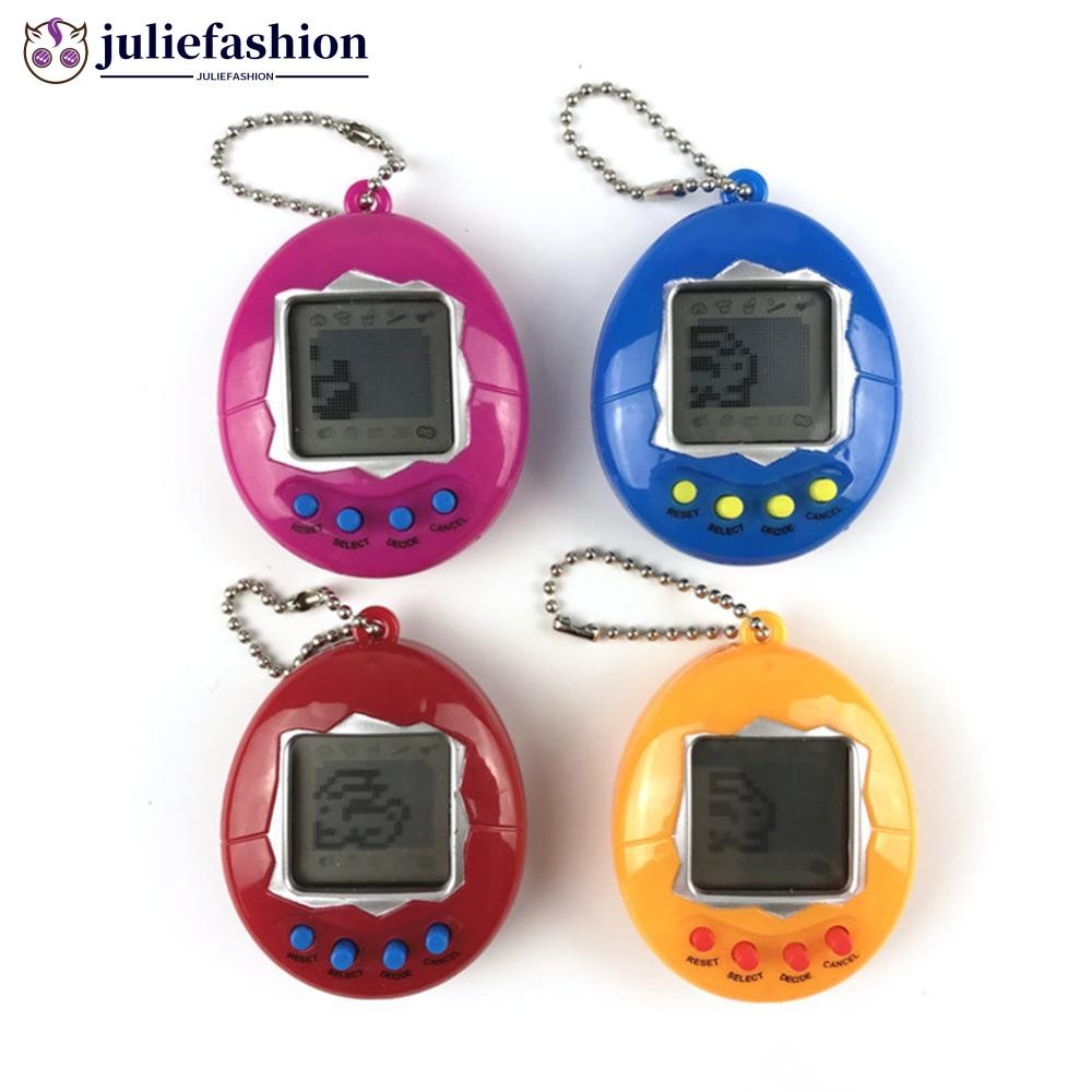 Juliefashion Creative เกมสัตว์เลี้ยงอิเล็กทรอนิกส์ Tamagotchi ของเล่น 168 สัตว์เลี้ยงใน One Virtual สัตว์เลี้ยงของเล่นอิเล็กทรอนิกส์ Mini Key Chain ของขวัญเด็ก I2U2