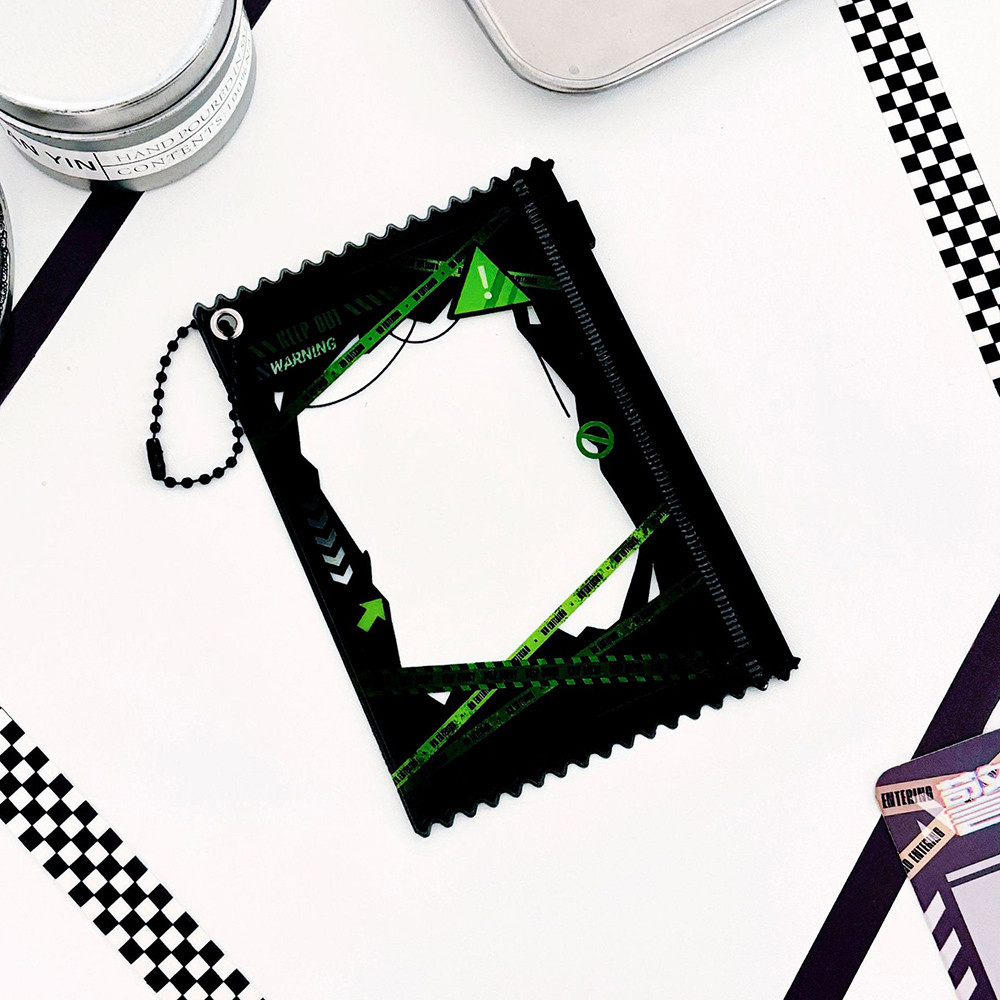 Ailigap กระเป๋าจี้จัดเก็บสายเตือนซิปบัตรแขนป้ายโปร่งใส3นิ้วสร้างสรรค์ ทําเอง อิน - รูปที่ 4