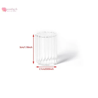 Renbg 1 PC ถ้วยเล็บถ้วยคริสตัลอะคริลิค Liquid ชามผู้ถือล้างเล็บปากกาจาน Dappen เล็บเครื่องมือ TH