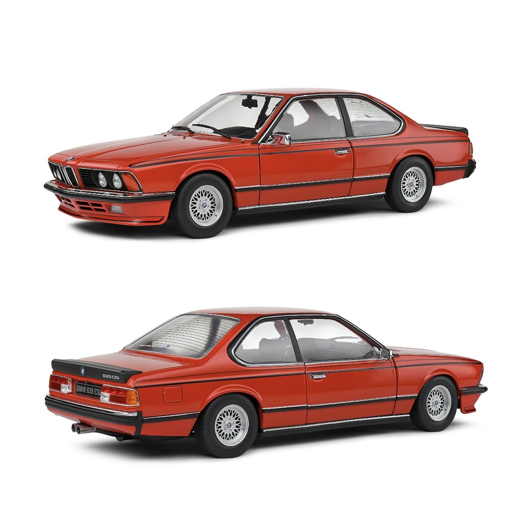 SOLIDO BMW 1: 18 BMW 635 CSI E24 แดง 1984 S1810301