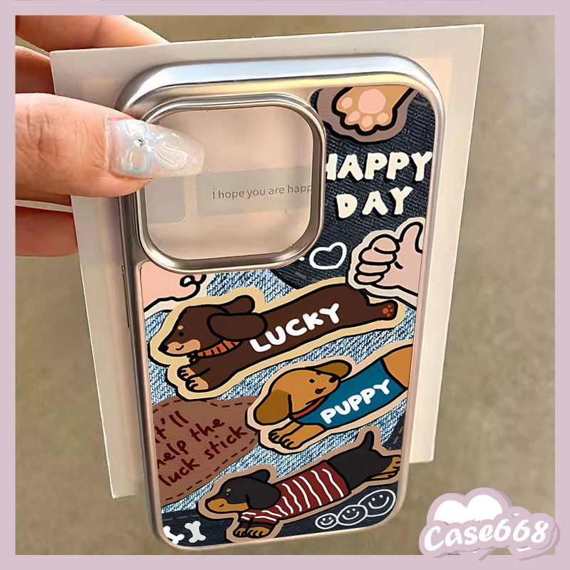 เคสไอโฟน17สำหรับIPhone 11 17 15 16 13 12 14 Pro Max 7 16 8 15 Plus XR X สร้อยข้อมือน่ารักประกอบฝาครอบม้าน้อย