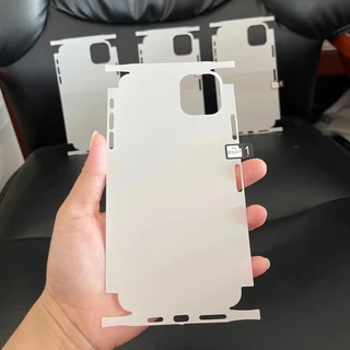ฟิล์มหลังสีใส หุ้มรอบเครื่อง สำหรับ iphone11 11pro 11promax 12 13 14 15 16 12pro 14plus 15plus proฟิล์มหลัง สำหรับไอโฟน