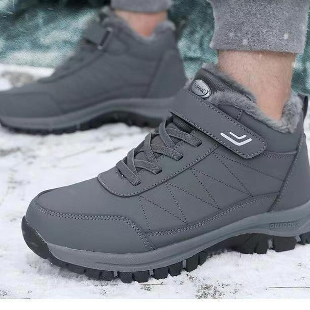 [Cool Man Shoes] EU39-44 รองเท้าบู๊ตหิมะสำหรับผู้ชายที่ให้ความอบอุ่น