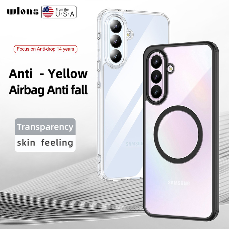 เคส Samsung A16 A26 A36 A56 5G 4G LTE เกราะน้ำแข็ง แม่เหล็ก รองรับการชาร์จแบบไร้สาย เคสโทรศัพท์แข็ง 