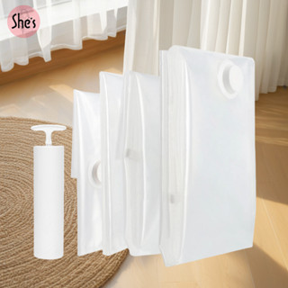 ถุงสูญญากาศ 1ใบ มีวาล์ว ถุงเก็บผ้านวม จัดเก็บผ้านวม ประหยัดพ…