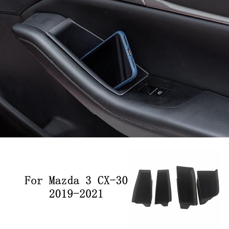 Mazda 3 BP Axela CX30 CX-30 กล่องเก็บของประตูคอนเทนเนอร์คว้าถาด Organizer